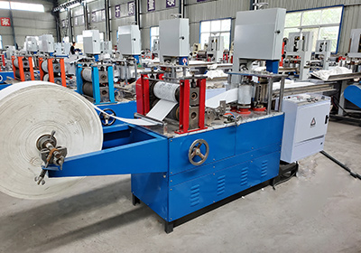 Uzbekistan customer——Napkin paper folding machine